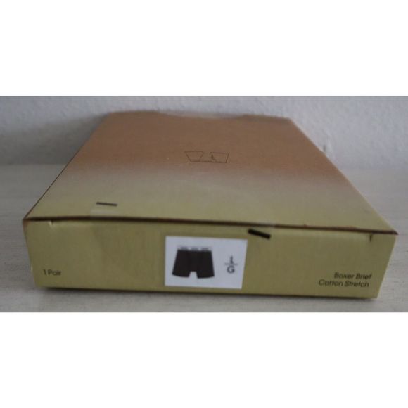 Calvin Klein Men's Sz Large Olive/Green Cotton Stretch Mineral Dye Boxer Briefs - Picture 6 of 6